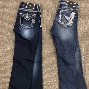 Girls Miss Me jeans size 10